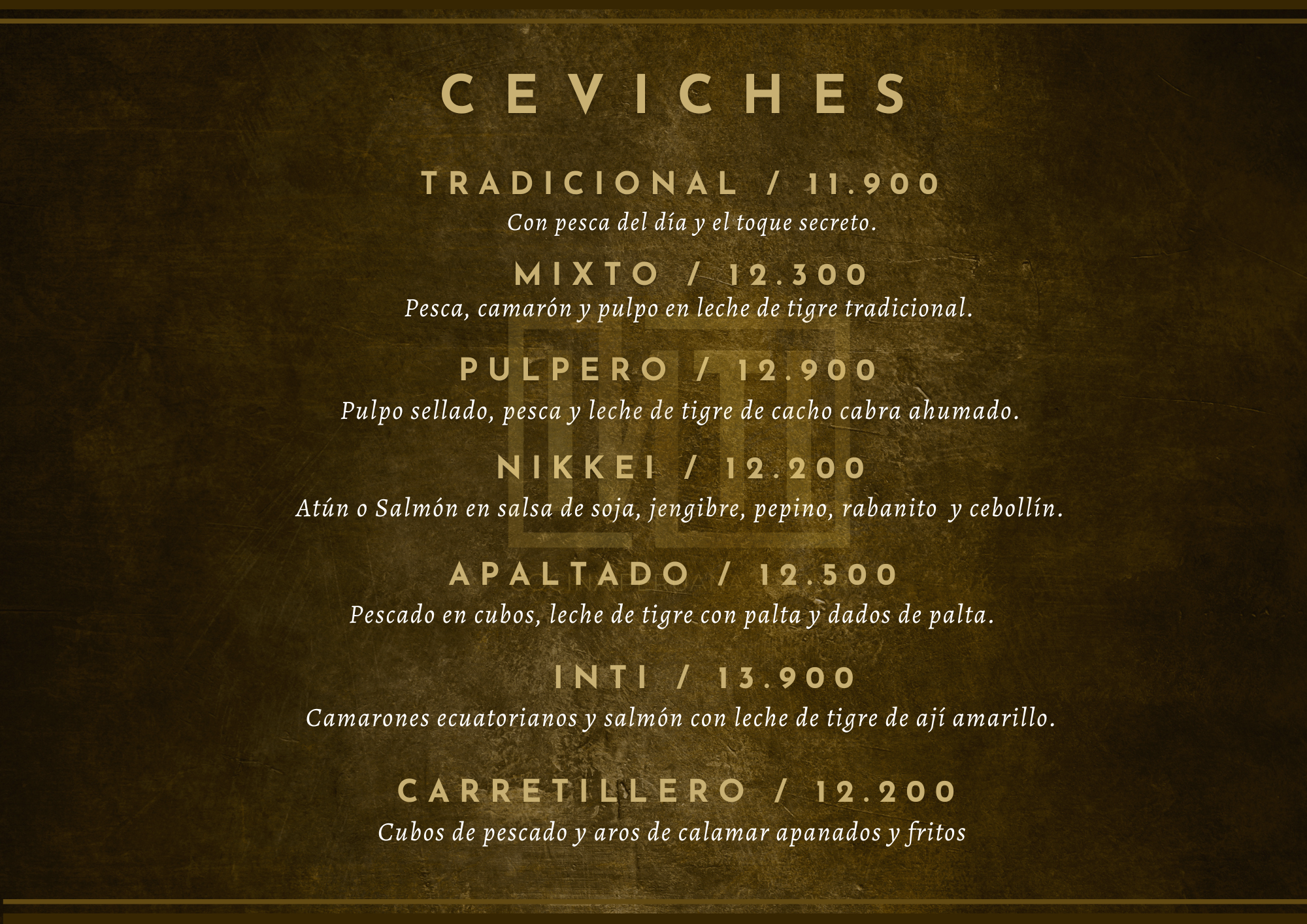 ceviches